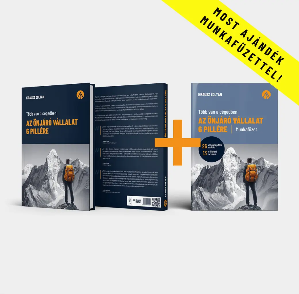 Több van a cégedben - Az önjáró vállalat 6 pillére | Keménykötésű könyv + munkafüzet